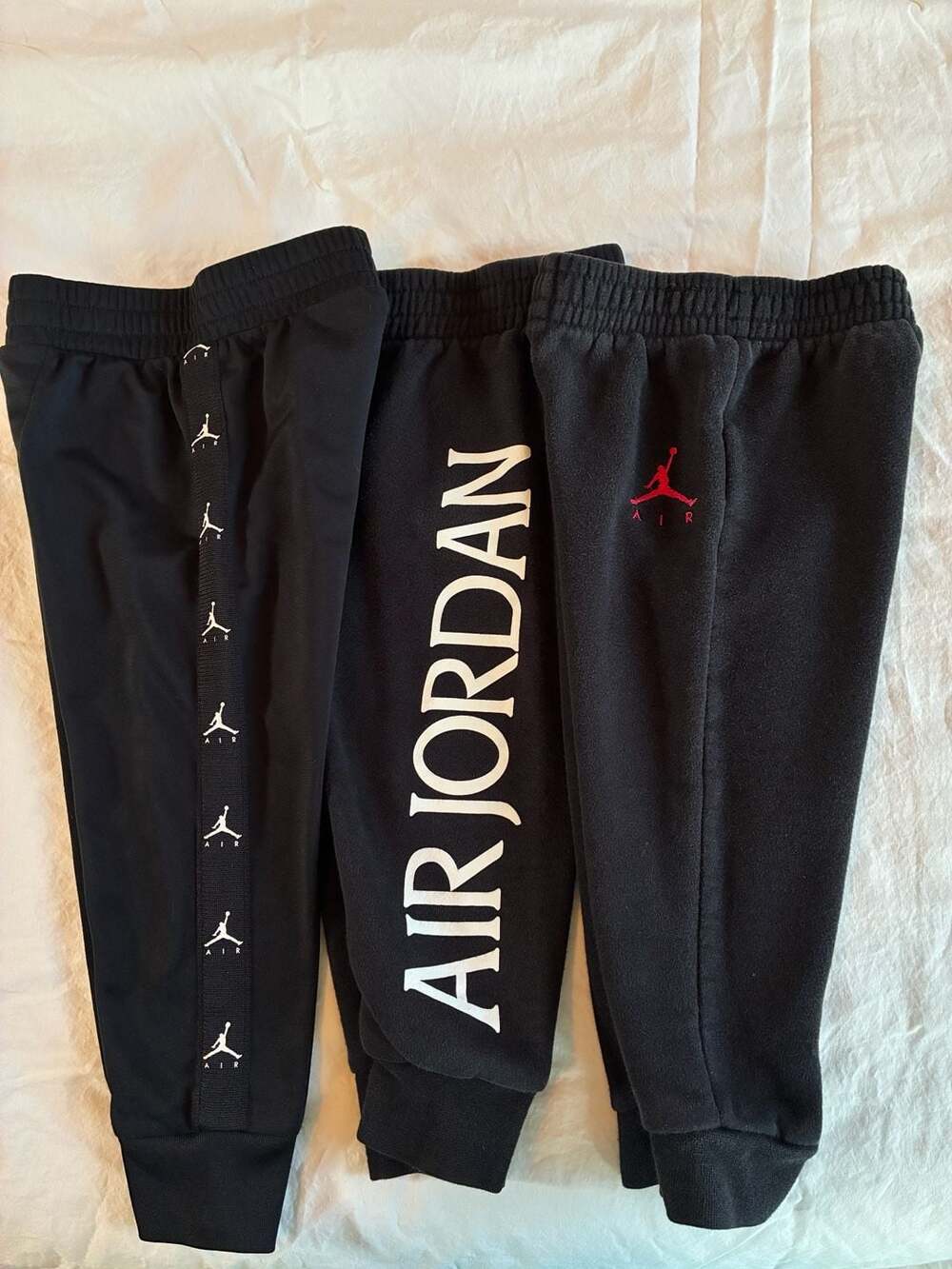 Jordan Black Jogger Sweatpants Lot of 3 Size 2T